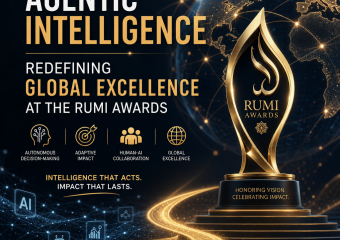 Illustration of Agentic Intelligence Redefining Global Excellence at the Rumi Awards