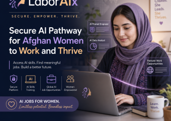Secure AI platform empowering Afghan women with skills and global remote job opportunities