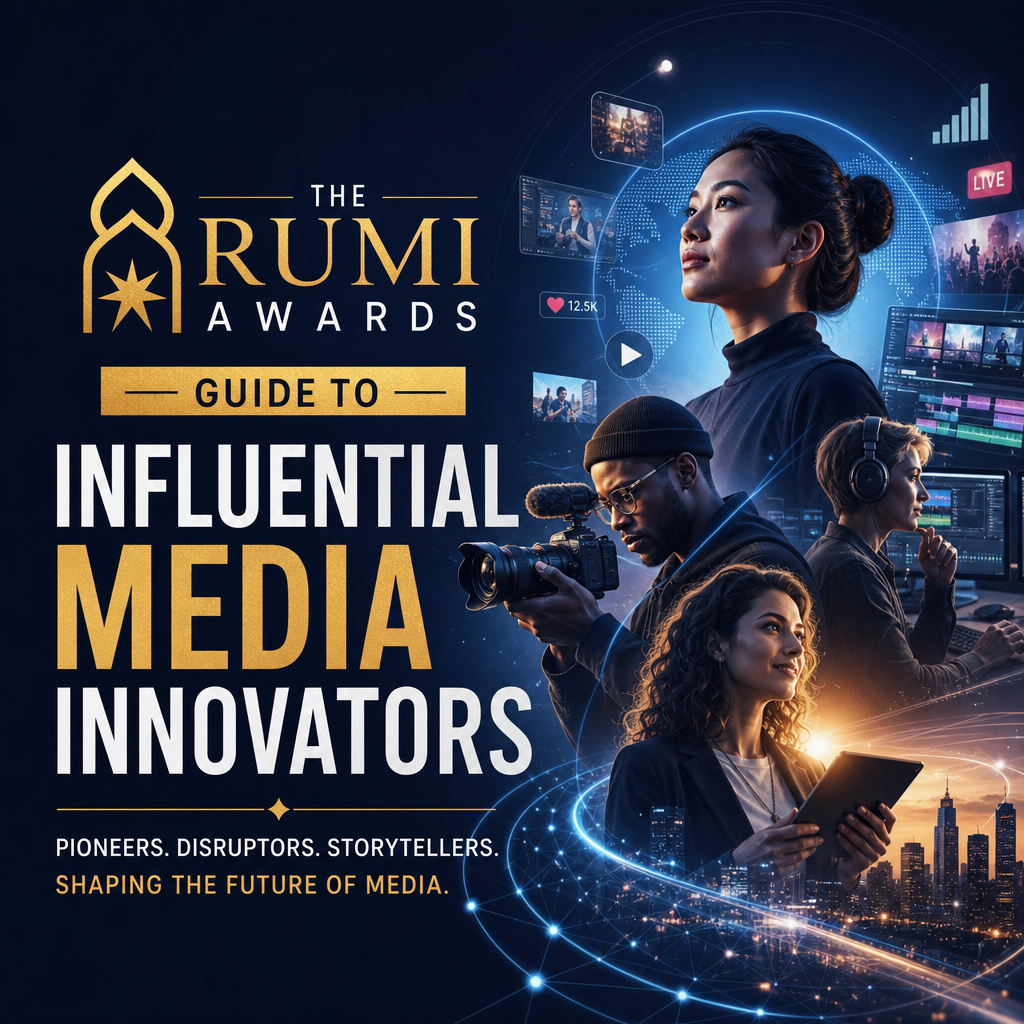 The Rumi Awards guide highlighting influential media innovators shaping the future of media