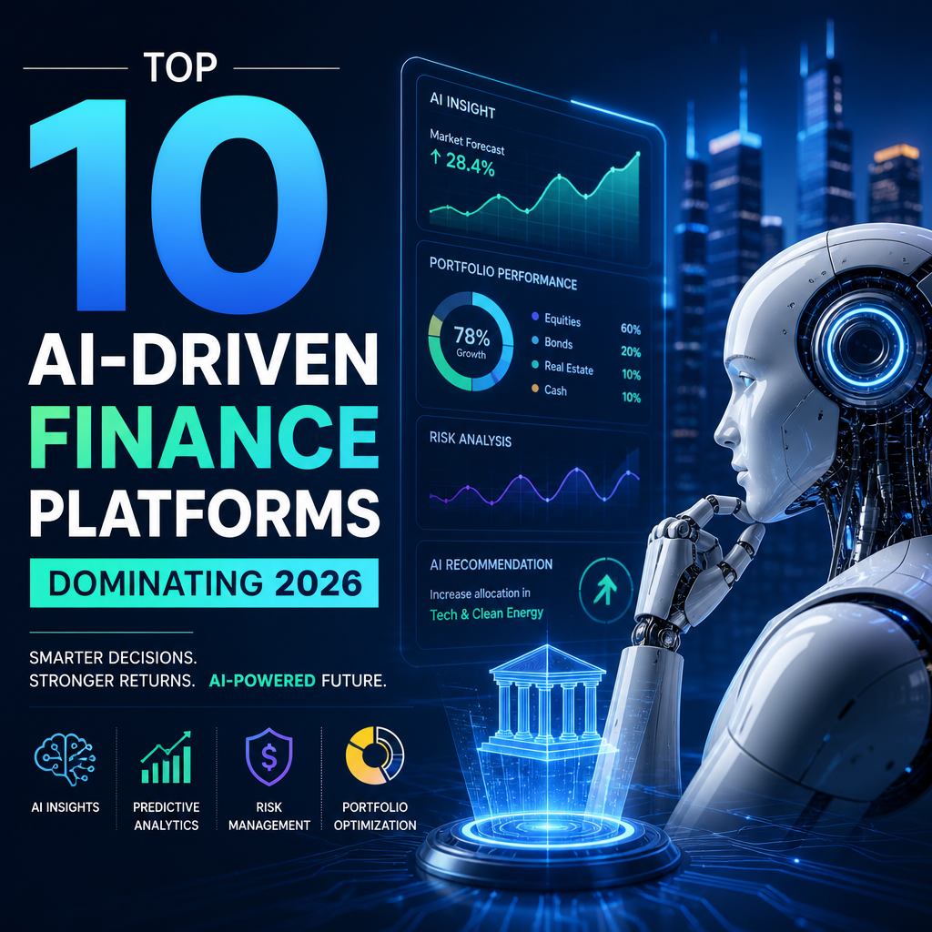 AI finance platforms illustration for Top 10 AI-Driven Finance Platforms Dominating 2026